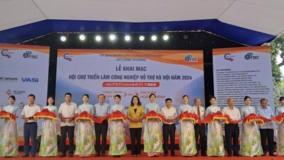 ពិព័រណ៍ឧស្សាហកម្មគាំទ្រទីក្រុងហាណូយឆ្នាំ 2024 បានបើកជាផ្លូវការ