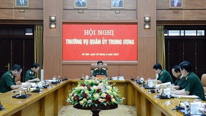 Đại tướng Phan Văn Giang chủ trì Hội nghị Thường vụ Quân ủy Trung ương ​