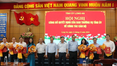 Tỉnh Long An công bố quyết định luân chuyển và điều động nhiều cán bộ