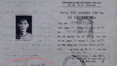 Mr. Vuong Tan Viet's name is not on the list of candidates for the high school cultural supplementary graduation exam.
