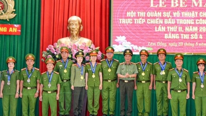 CA tỉnh Lâm Đồng giành giải Nhất toàn đoàn Hội thi quân sự, võ thuật