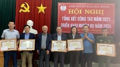 Hội Luật gia Hà Tĩnh tổng kết năm 2023 và triển khai công tác năm 2024