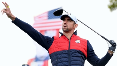 Khi Michael Phelps thành golfer