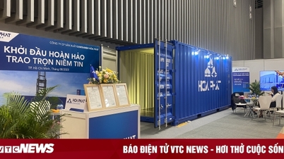 Container Hòa Phát nổi bật tại Triển lãm quốc tế Logistics Việt Nam 2023