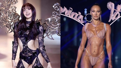 Lisa shows off her curves, competing with hot lingerie models