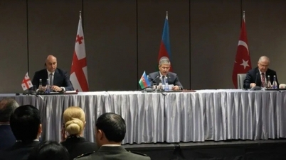 Azerbaijan, Georgia និងTürkiye ចុះ​ហត្ថលេខា​លើ​ពិធីសារ​ស្តីពី​កិច្ចសហប្រតិបត្តិការ​លើ​វិស័យ​ការពារជាតិ​ឆ្នាំ​២០២៤