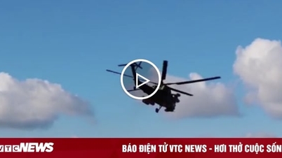 Trực thăng Mi-28N của Nga oanh tạc thành trì Ukraine