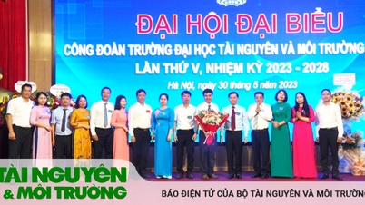មហាសន្និបាតលើកទី៥ របស់គណៈប្រតិភូនៃសាកលវិទ្យាល័យហាណូយ សម្ព័ន្ធពាណិជ្ជកម្មធនធានធម្មជាតិ និងបរិស្ថាន (២០២៣-២០២៨)