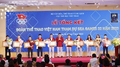 Lễ tổng kết Đoàn thể thao Việt Nam tham dự SEA Games 32