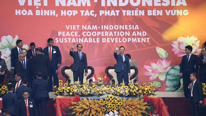 Chủ tịch nước và Tổng thống Indonesia xem biểu diễn võ thuật, nghệ thuật