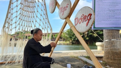 ទទួលងារជាបេតិកភណ្ឌវប្បធម៌អរូបីជាតិ "សិប្បកម្មត្បាញអង្រឹងនៅ Cu Lao Cham"