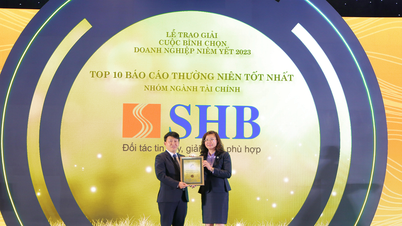 SHB được vinh danh Top 10 doanh nghiệp có báo cáo thường niên tốt nhất