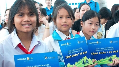 Bao Viet vergibt seit fast 20 Jahren Stipendien aus dem „Bike Fund for Dreams“ an arme, aber fleißige Kinder.