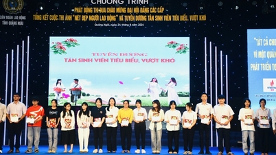 Quảng Ngãi tuyên dương 300 sinh viên tiêu biểu, vượt khó
