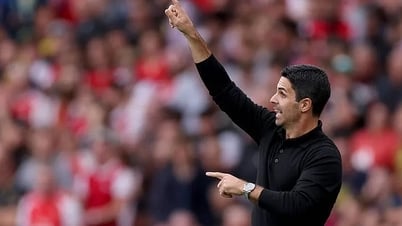 Coach Arteta was mocked for his excessive celebration