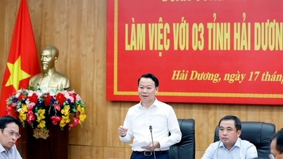 Minister Do Duc Duy works with Hai Duong, Dien Bien, Lai Chau on promoting investment and production in the provinces.