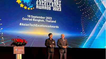 ក្រុមហ៊ុន J&T Express បានផ្តល់កិត្តិយសនៅក្នុងពានរង្វាន់បច្ចេកវិទ្យាកំពូលរបស់អាស៊ី