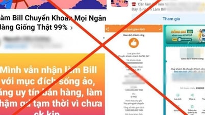 Tinh vi dịch vụ làm giả biên lai chuyển khoản dịp cận Tết
