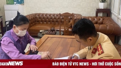 Nữ tài xế vi phạm nồng độ cồn kịch khung ở Hà Nội nộp phạt 46 triệu đồng