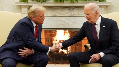 លោក Trump ត្រឡប់ទៅសេតវិមានវិញ ដើម្បីជួបលោក Biden