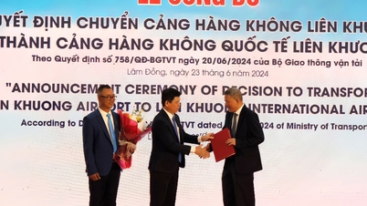 Cảng hàng không Liên Khương chính thức trở thành cảng hàng không quốc tế