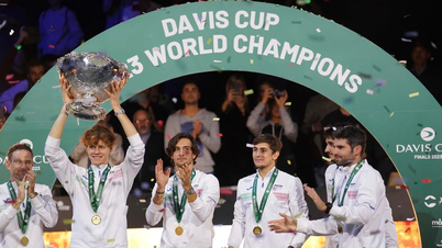Jannik Sinner tỏa sáng giúp Italy vô địch Davis Cup 2023