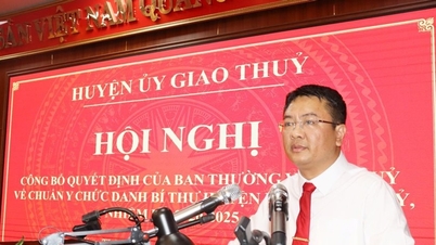 Chủ tịch huyện làm Bí thư huyện ven biển Giao Thủy