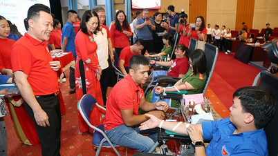 "Giọt hồng sơn Tuyên" is expected to receive about 1,500 units of blood.