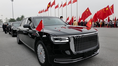 Hongqi N701 - limousine ដឹកលោក Tap ទៅលេងប្រទេសវៀតណាម