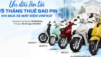 VinFast ofrece incentivos para los clientes que compren motos eléctricas en marzo