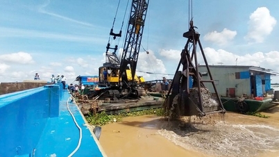 Bắt đầu khai thác mỏ cát thứ 3 phục vụ cao tốc Cao Lãnh