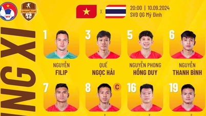 Nguyễn Filip bắt chính, Quang Hải và Văn Đức tái xuất