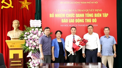 អ្នកកាសែត Nguyen Van Binh ត្រូវបានតែងតាំងជានិពន្ធនាយកនៃកាសែត Lao Dong Thu Do។