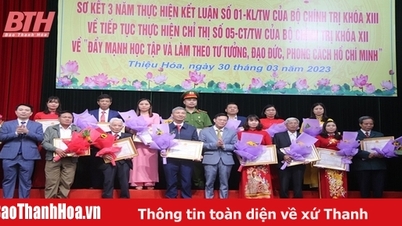 Spreading typical examples of learning and following Uncle Ho