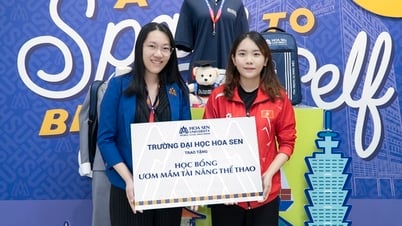 射撃手レ・ティ・モン・トゥエンは全額奨学金を受け取った。