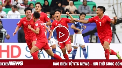 El momento en que Tuan Hai anotó contra Japón, el equipo de Vietnam quedó en shock.