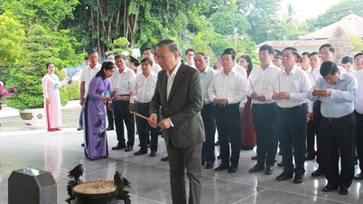 Petrovietnam leaders join General Secretary To Lam's delegation to visit and work in Dong Thap province