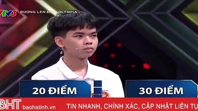 សិស្សប្រុស Ha Tinh ឈប់ប្រលងប្រចាំខែ "ផ្លូវទៅ Olympia"