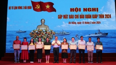 Vùng 3 Hải quân ghi nhận đóng góp của các cơ quan báo chí trong phối hợp tuyên truyền biển đảo