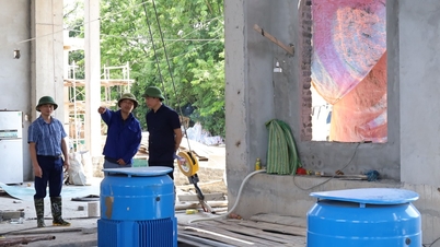 Vier Pumpstationen zur Ableitung von Wasser und zur Verhinderung von Überschwemmungen entlang des Bui-Flusses stehen kurz vor der Fertigstellung.