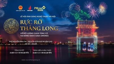 Petrovietnam và PVcomBank đồng hành cùng Hà Nội tổ chức trình diễn ánh sáng nghệ thuật
