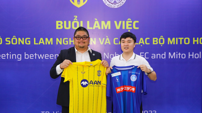 Song Lam Nghe An នឹងសហការជាមួយក្រុមបាល់ទាត់ជប៉ុន Mito HollyHock