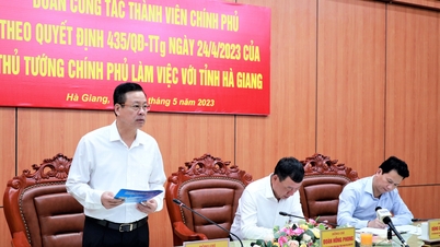 Tiếp tục phát huy kết quả tích cực của các đoàn công tác của Thành viên Chính phủ làm việc với địa phương