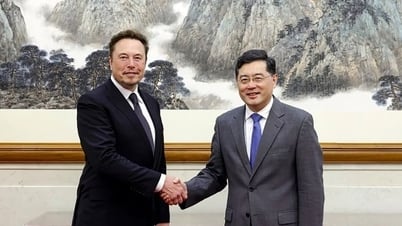Elon Musk gặp Ngoại trưởng Trung Quốc Tần Cương, cổ phiếu Tesla bật tăng