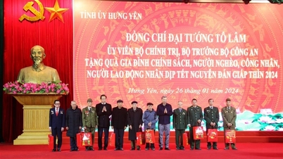 General To Lam visits and presents gifts on the occasion of the Lunar New Year 2024 in Hung Yen