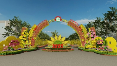 ភាពទាក់ទាញនៃវិថីផ្កាសិល្បៈឆ្នាំ 2025 នៅ Can Tho