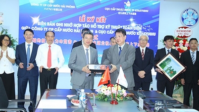 Hải Phòng ký kết với Cục cấp thoát nước TP Kitakyushu (Nhật Bản) nâng cao khả năng cấp nước