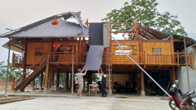 Storms in the area caused damage of over 10 billion VND