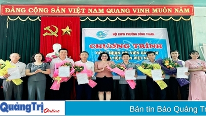 6 nam giới đầu tiên ở Quảng Trị trở thành hội viên danh dự của Hội LHPN Việt Nam