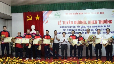 Cần Thơ thưởng gần 800 triệu đồng cho HLV, VĐV giành huy chương tại SEA Games 32